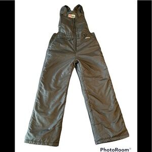 Ski Gear Snow Snowboard Winter Pants Overall Waterproof Black Size M youth